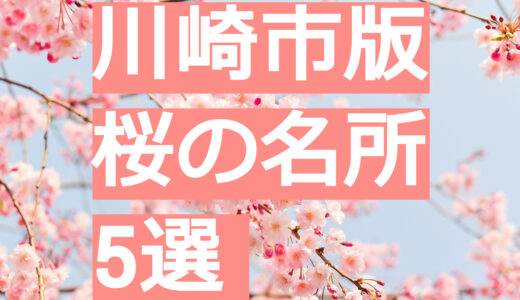 【川崎市】今年こそは行っておきたい！桜の名所・お花見スポット5選